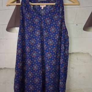 Pixley Floral Blue Top